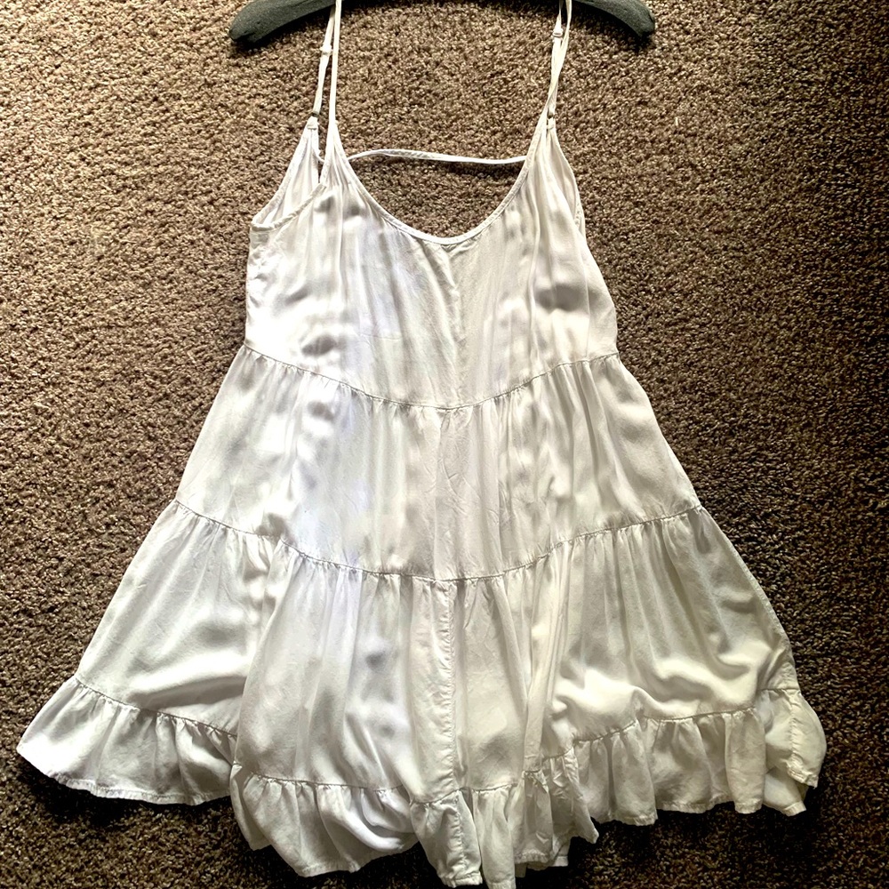 Brandy Melville Flowy White Dress